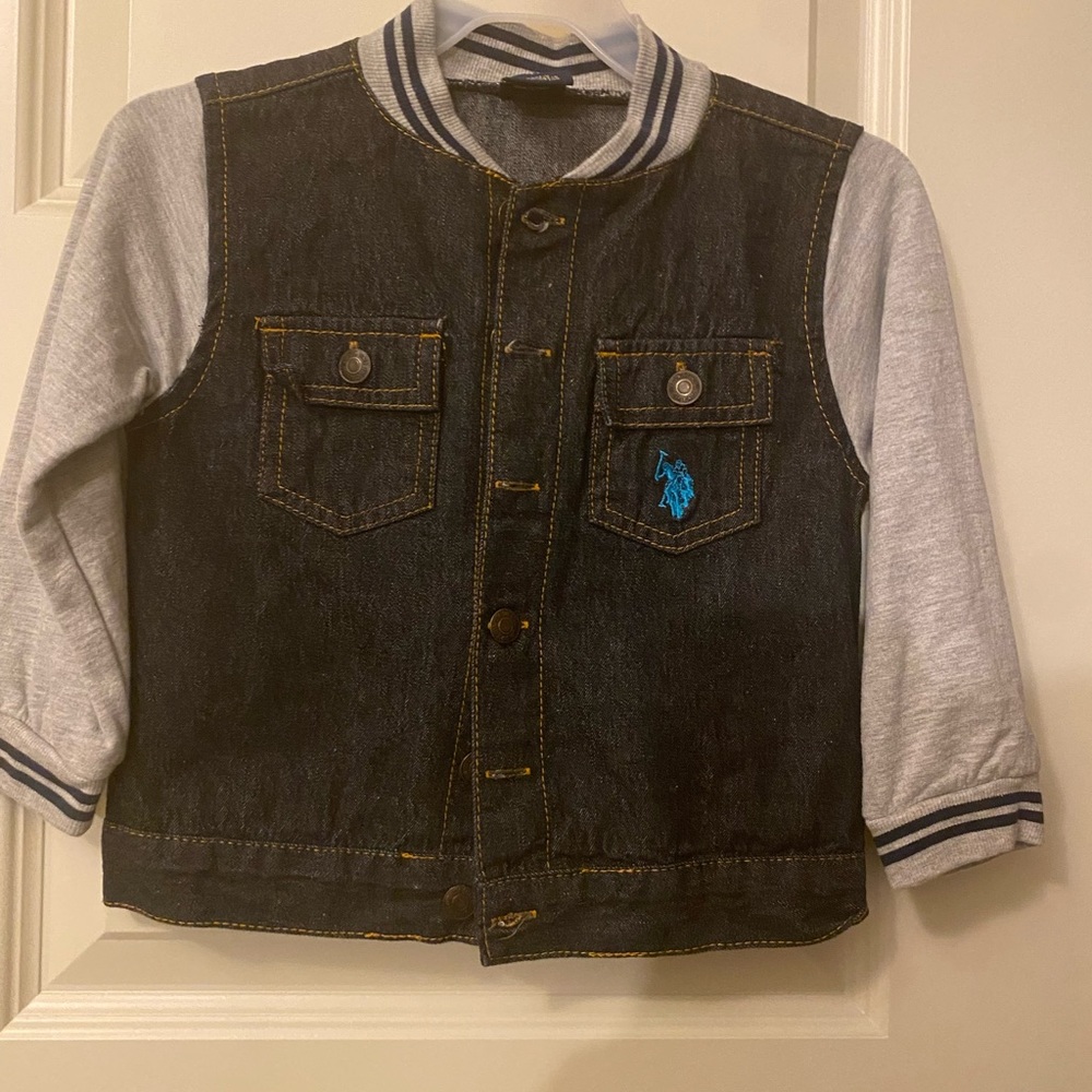 Xs polo jacket for kids denim 4t